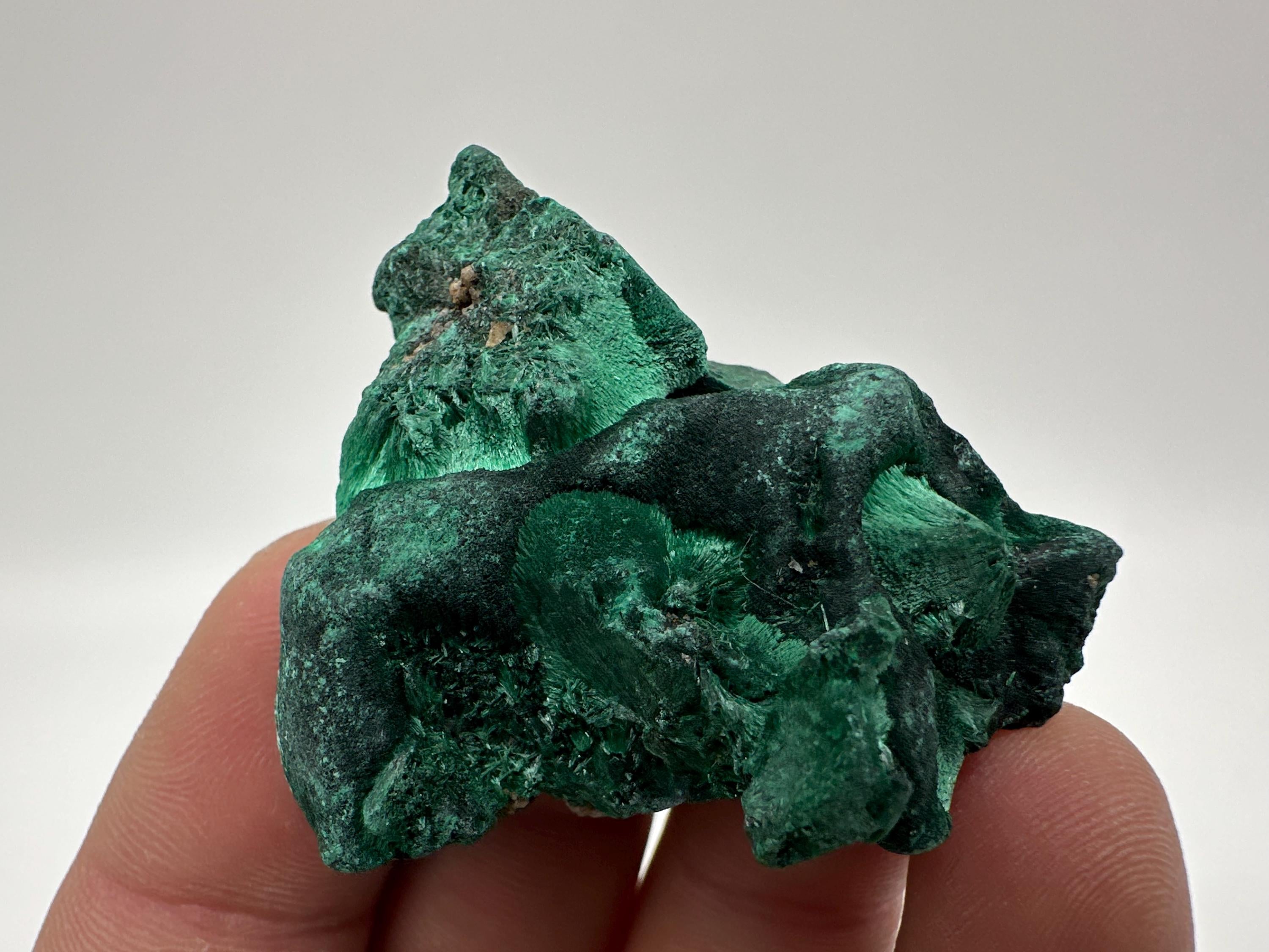 Green Polished Malachite Crystal, Congo Mineral Specimen (5/4.5/2cm)