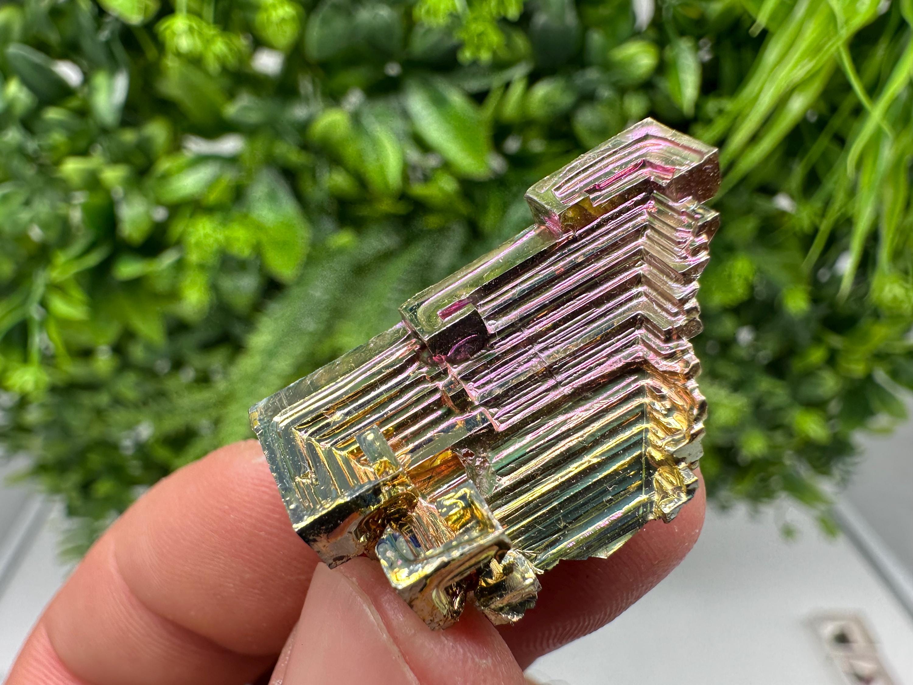 Rainbow Bismuth Crystal: Rare Gemstone Specimen,wholesale Bismuth