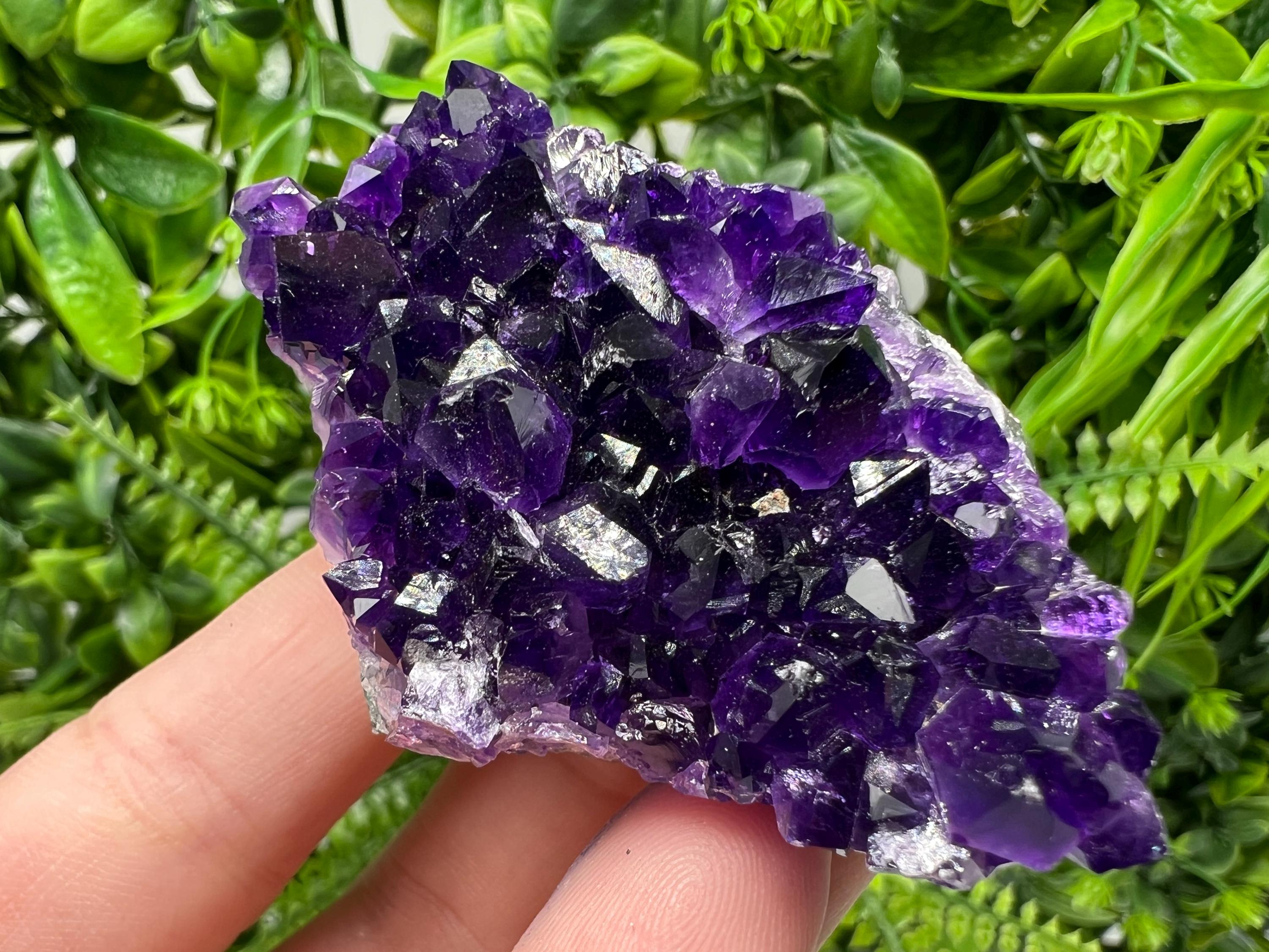 Purple Amethyst Crystal from Uruguay: Natural Energy Stone