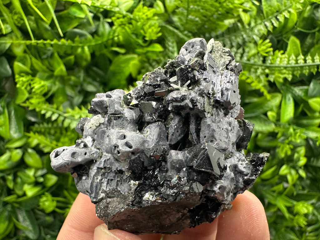 Skeletal Galena, Sphalerite, Quartz Mineral Specimen, Bulgaria