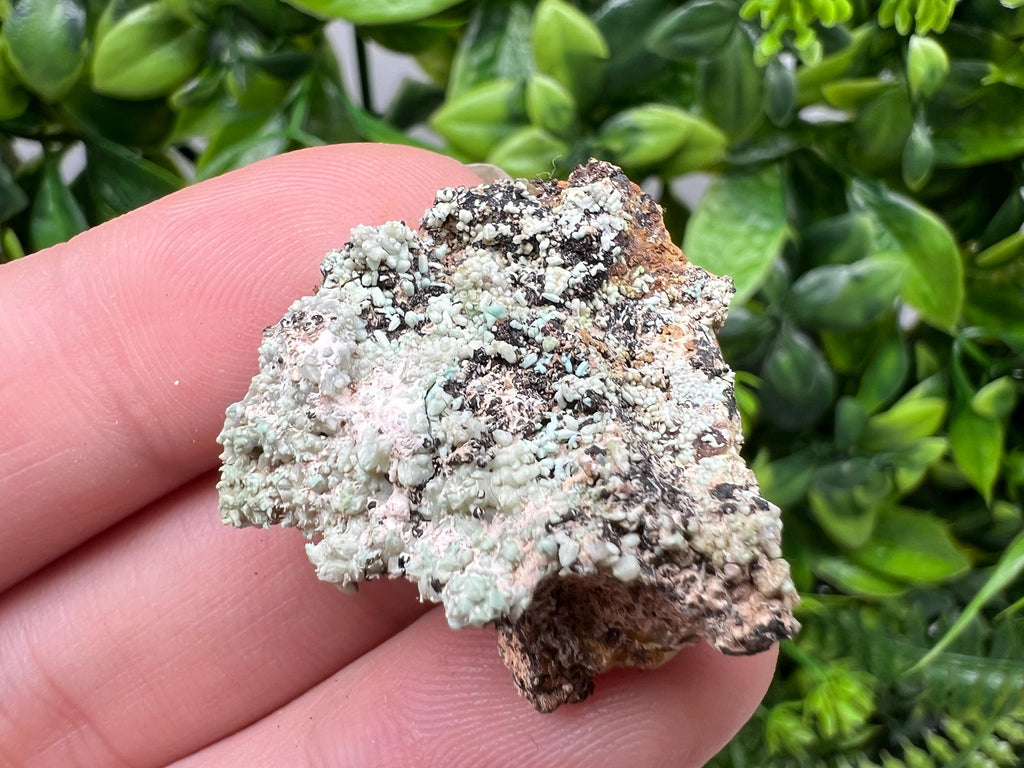 Rare Green/Yellow Pyromorphite and Hematite,on Quartz,from Bulgaria,Madjarovo mine, Natural Mineral ,Healing stone ,top collection,rock