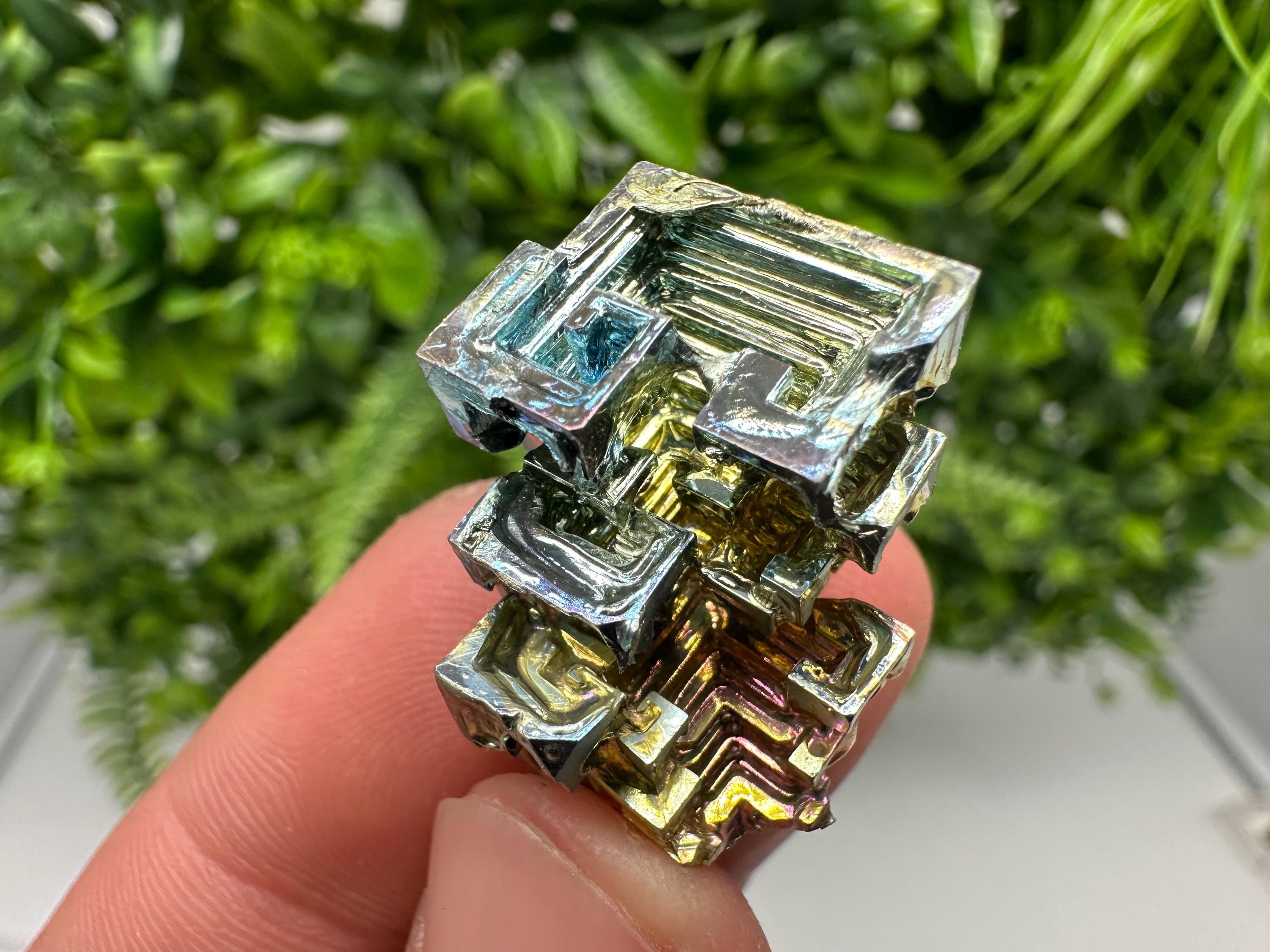 Rainbow Bismuth Crystal: Rare Gemstone Specimen,wholesale Bismuth