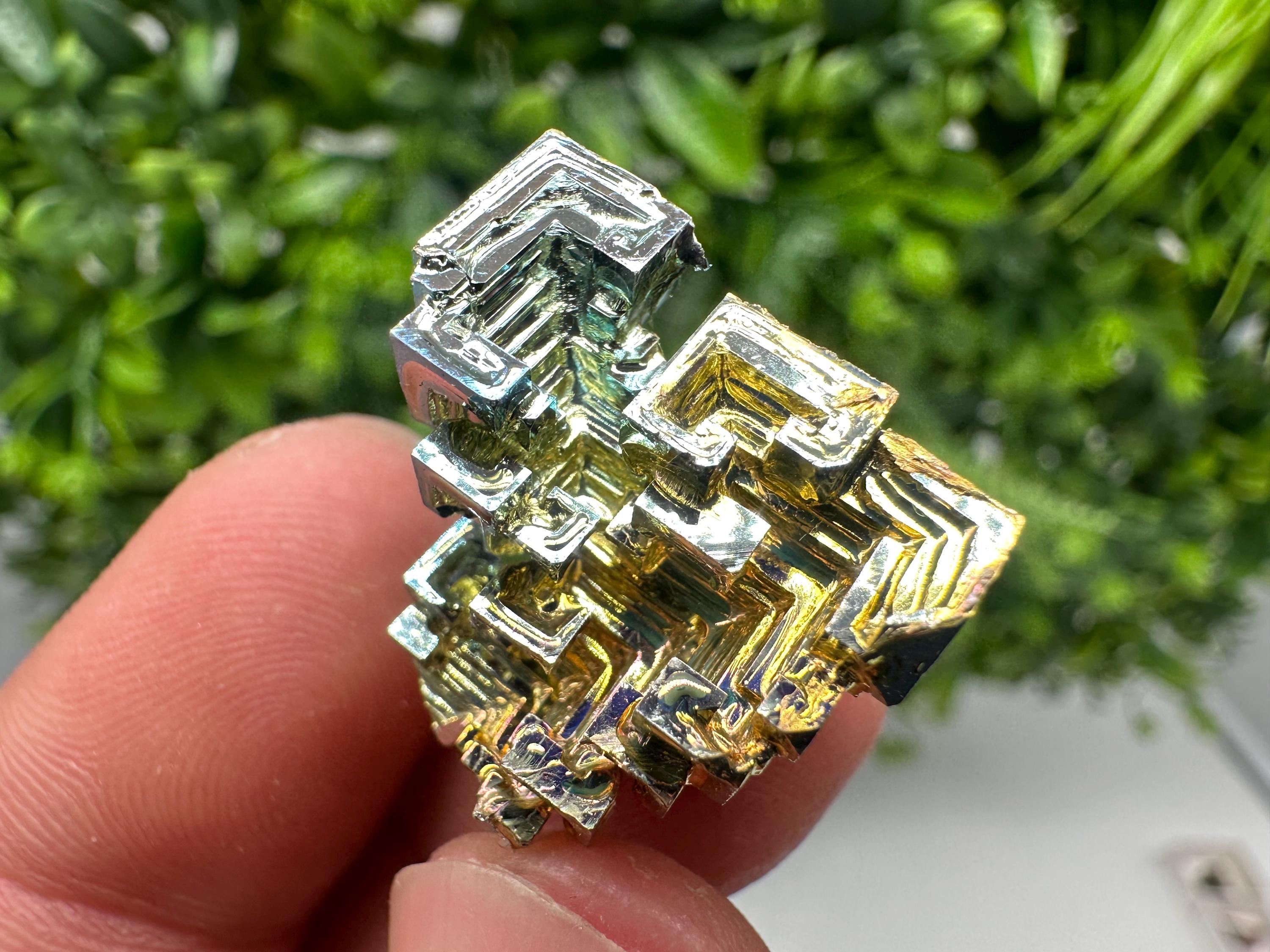 Rainbow Bismuth Crystal: Rare Gemstone Specimen,wholesale Bismuth