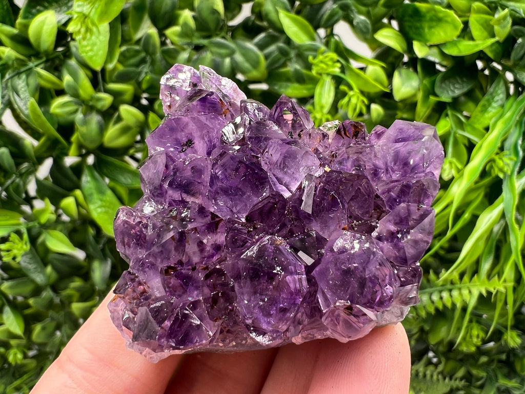 Uruguay Amethyst Crystal: Purple Quartz Phantom - Home Decor