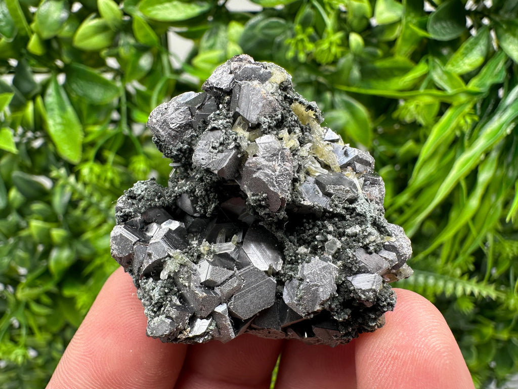Aesthetic bigger Sphalerite whit Chlorite from Borieva mine Madan Bulgaria natural minerals souvenir crystal gift home decor stone rock
