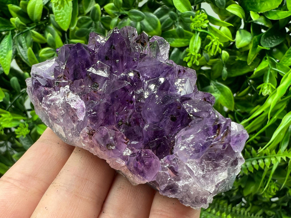 Uruguay Amethyst Crystal: Purple Quartz Home Decor, Energy Stone