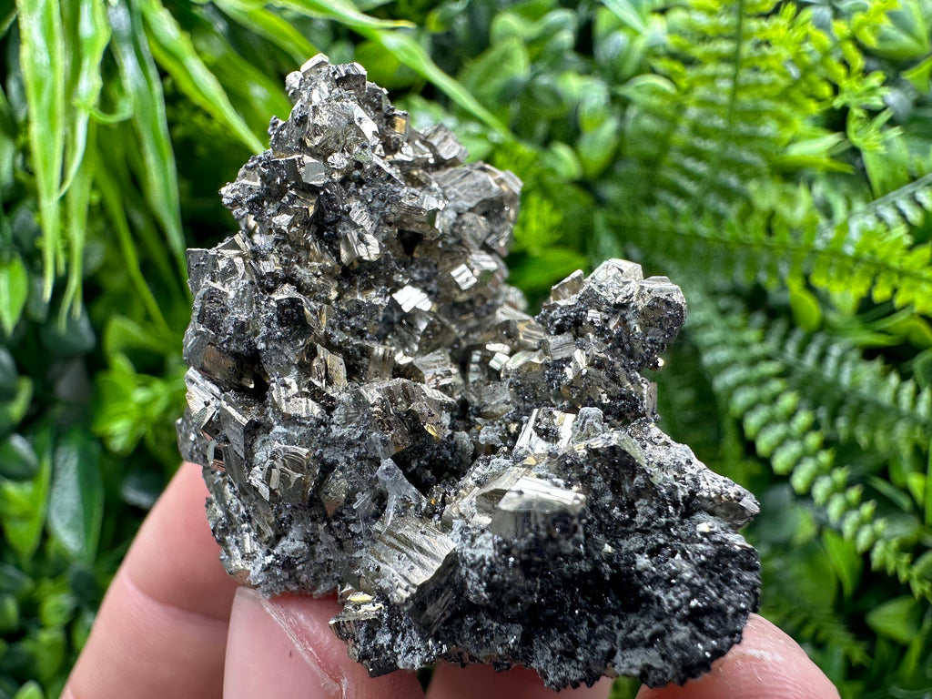 Natural Pyrite Crystal Cluster, September Mine Bulgaria