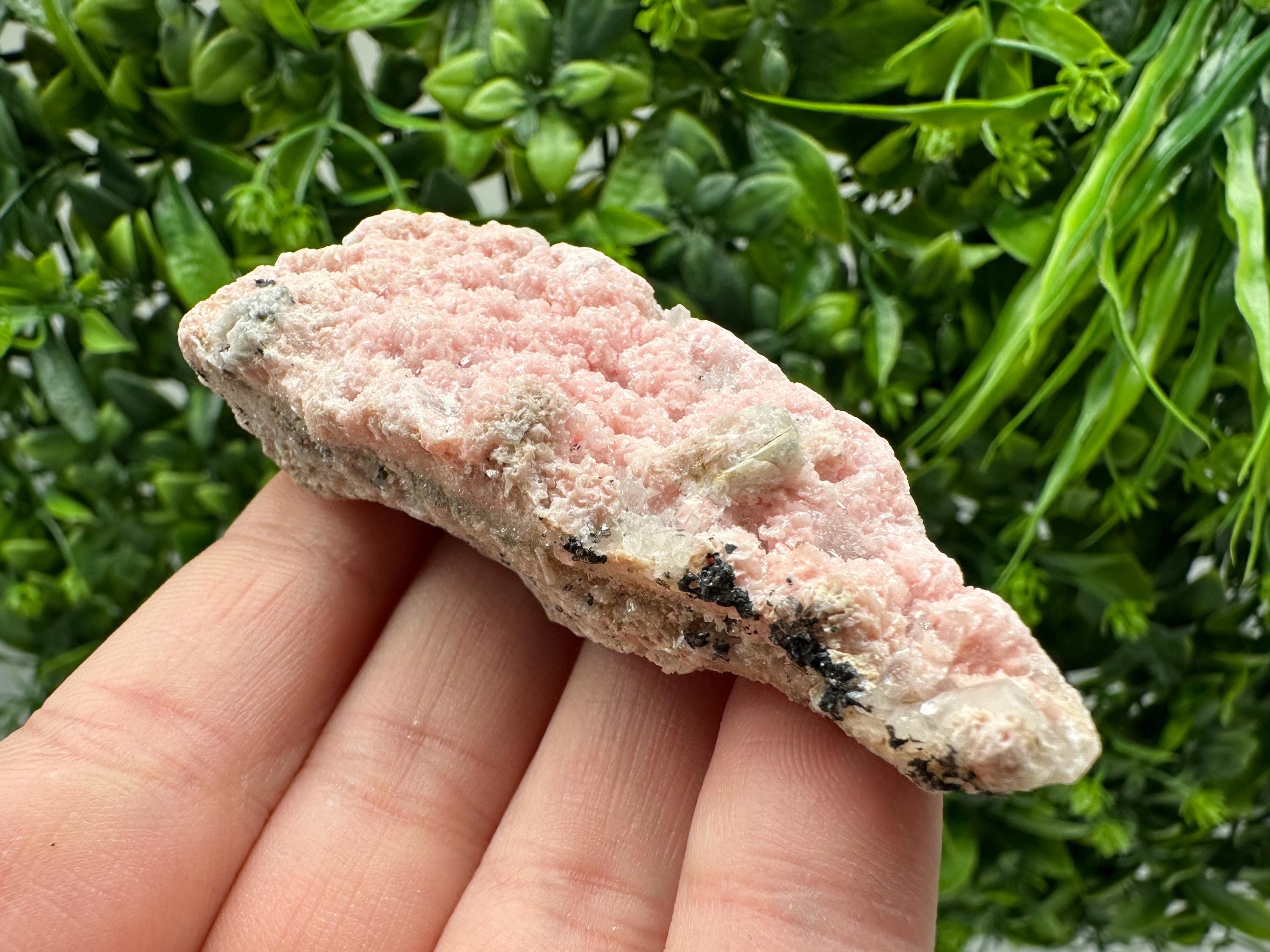 Pink Rhodochrosite Crystal: Starnica Mine, Bulgaria, Home Decor