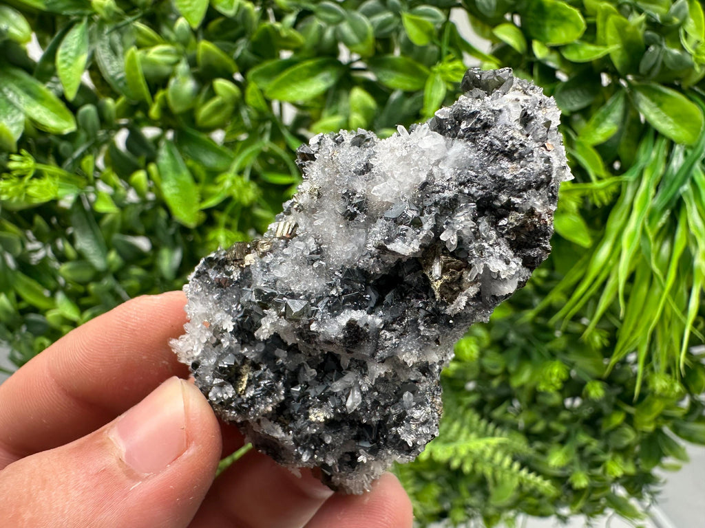 Quartz, Chlorite, Galena & Sphalerite Mineral Specimen: Borieva Mine
