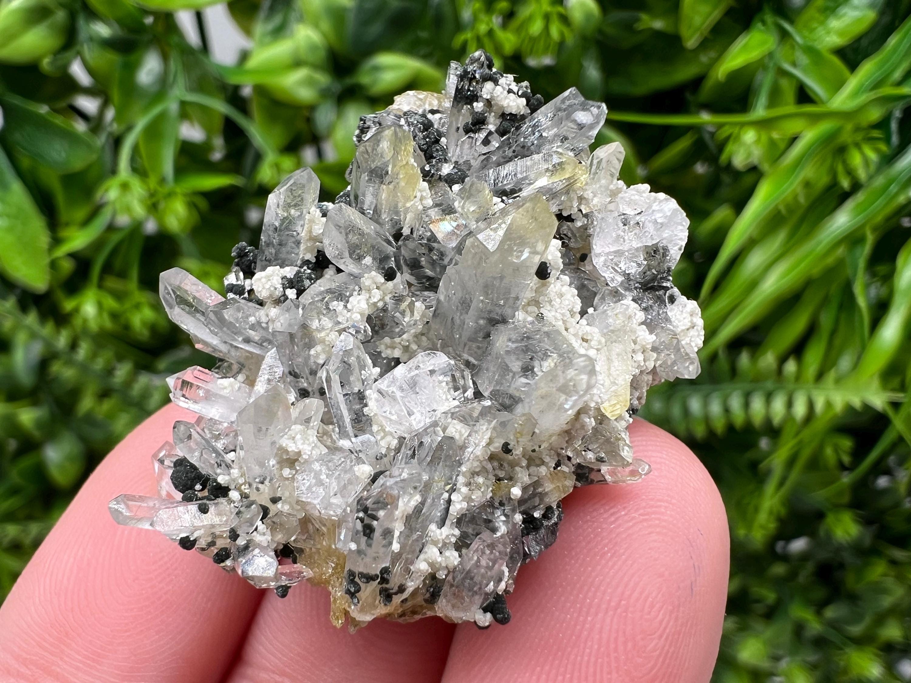 Chlorite Epidote Quartz Mineral Specimen, Bulgaria