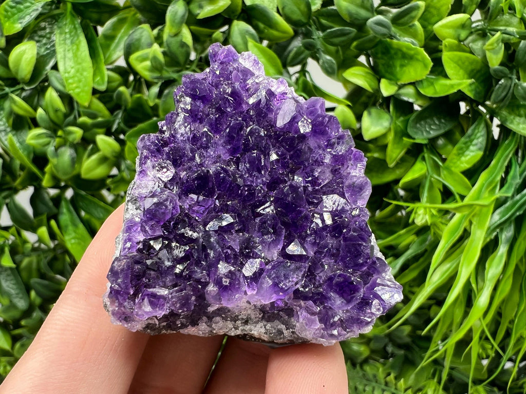 Uruguay Amethyst Crystal: Purple Quartz Home Decor, Energy Stone