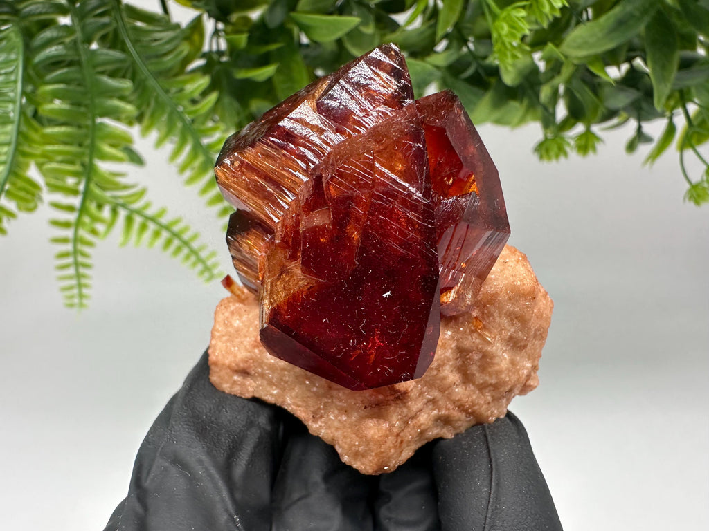 Orange-Brown Arcanite Mineral Specimen, Santa Ana Tin Mine