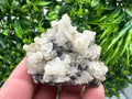 Quartz with Calcite and Chlorite: Borieva Mine Crystal Souvenir