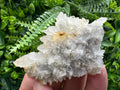 Limonite Coated Quartz Crystal: Natural Mineral Home Decor