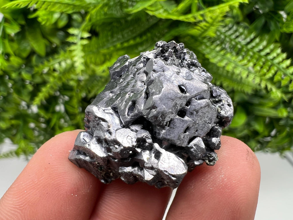 Skeletal Galena on Quartz, Borieva Mine Mineral Specimen
