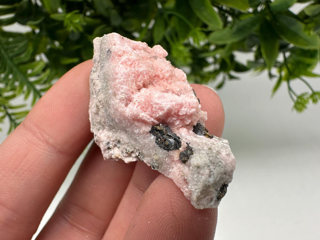 Pink Rhodochrosite Crystal: Starnica Mine, Bulgaria, Home Decor