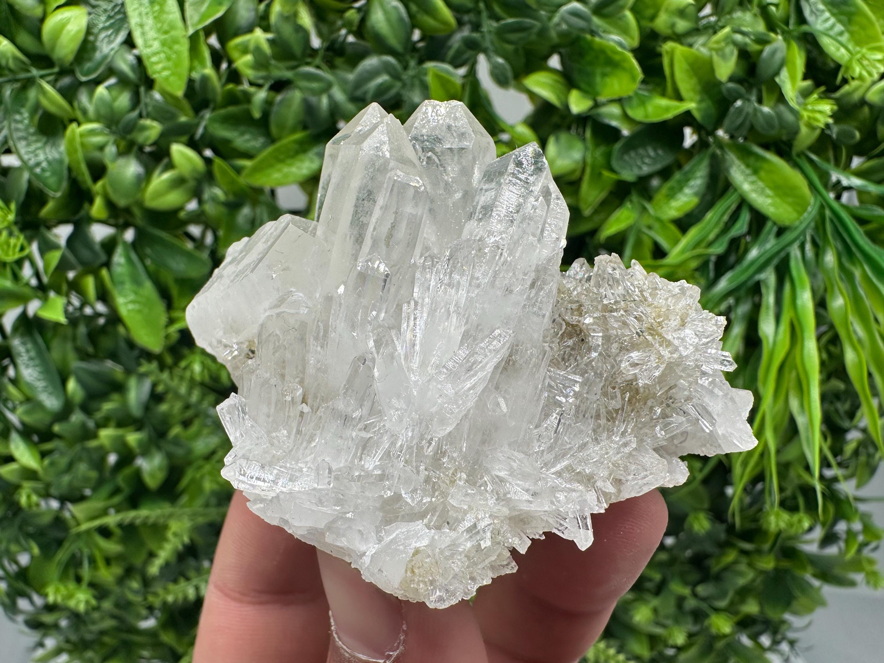 Transparent Quartz Crystal Cluster, Djurcovo Mine, Bulgaria