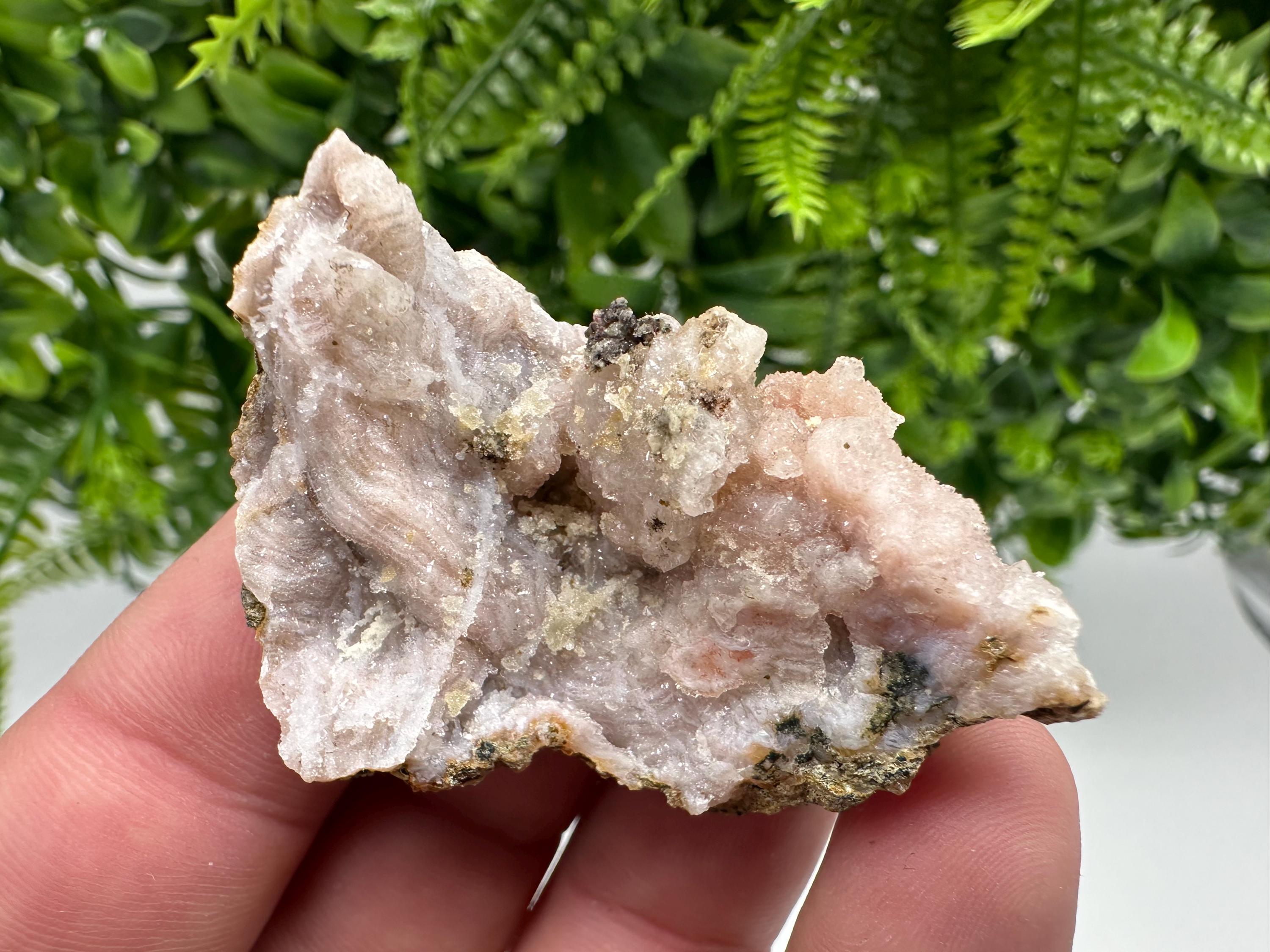 Moroccan Red Chalcedony Crystal Specimen: Rare Mineral Gift