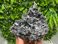 Skeletal Galena on Sphalerite, Natural Crystal Mineral Souvenir