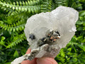Calcite Pyrite Galena Mineral Cluster on Quartz, Borieva Bulgaria