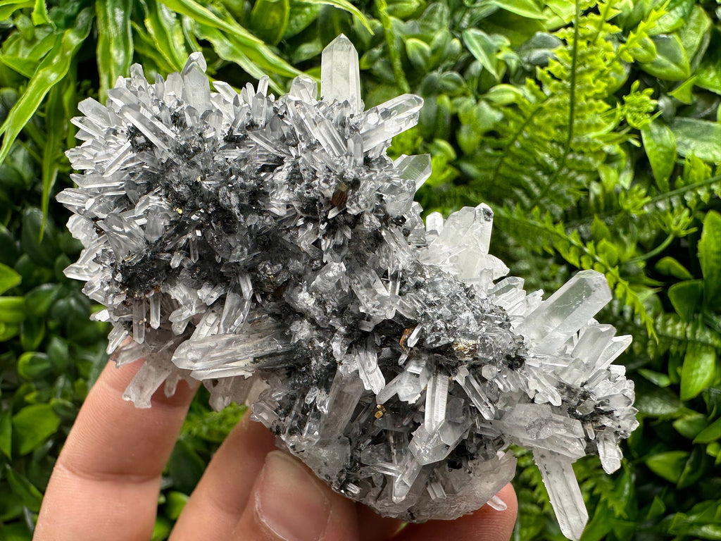 Pyrite Hematite Quartz Calcite Crystal Mineral Specimen