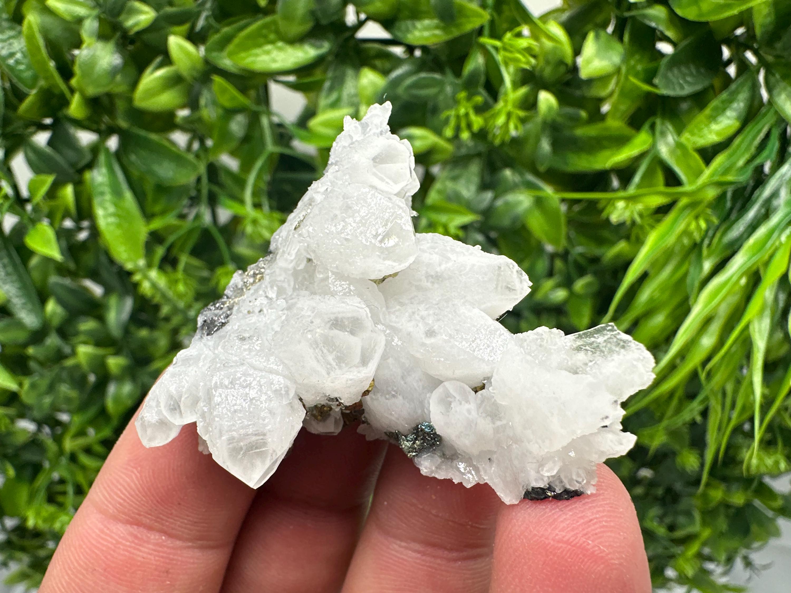 Chalcopyrite on Quartz, Krushev Dol Mine, Bulgaria, Mineral Specimen