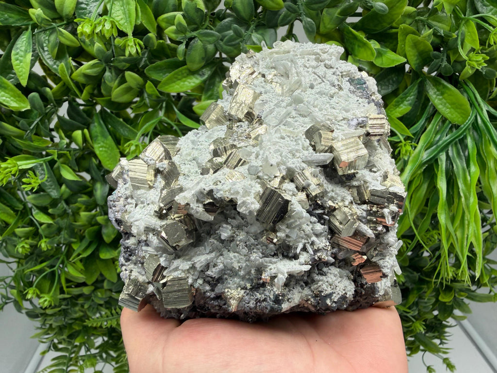 Pyrite Sphalerite Quartz  Mineral Specimen, Krushev dol Mine