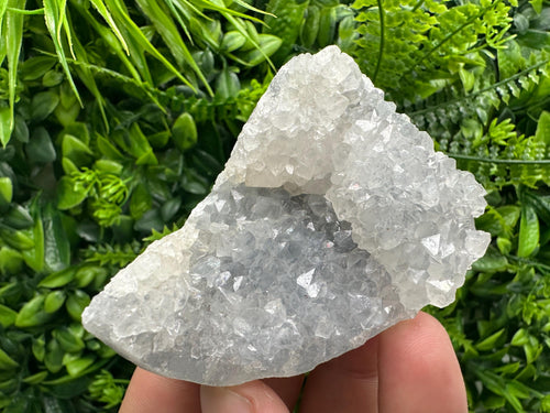 Chalcedony Specimen: Natural India Crystal, Home Decor (7/5.5/4 cm)