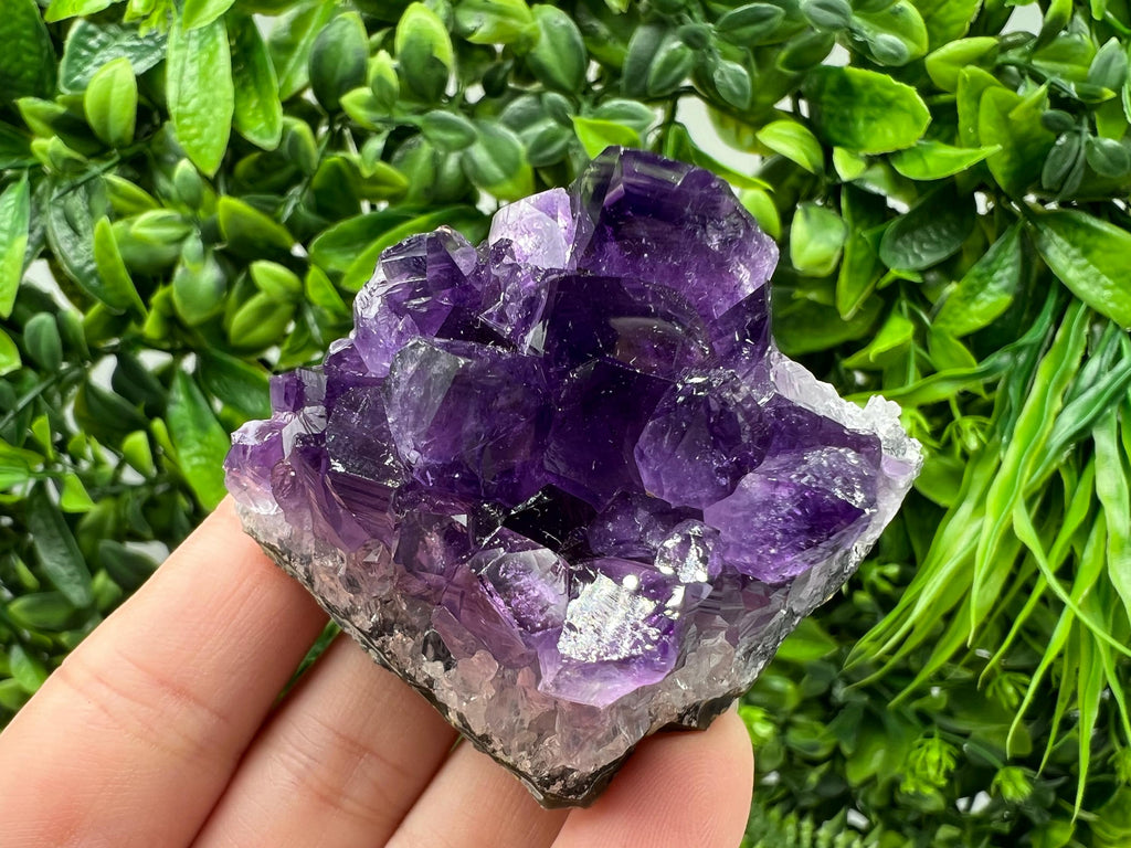 Uruguay Amethyst Crystal: Purple Quartz Home Decor, Energy Stone