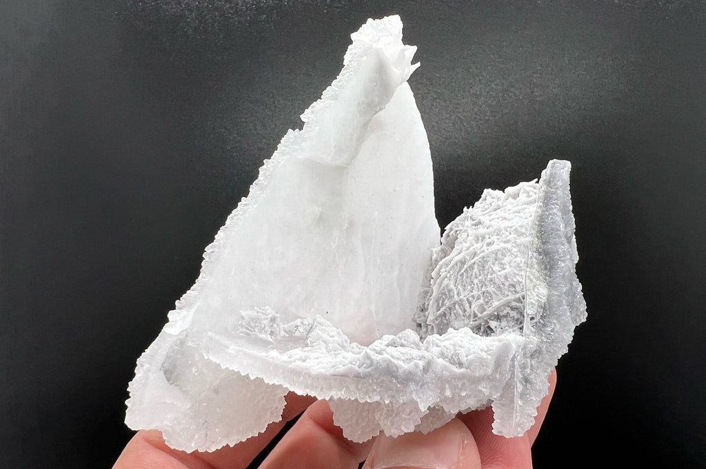 Quartz Chalcedony with Chlorite Inclusions: Deep Blue Mineral Stone