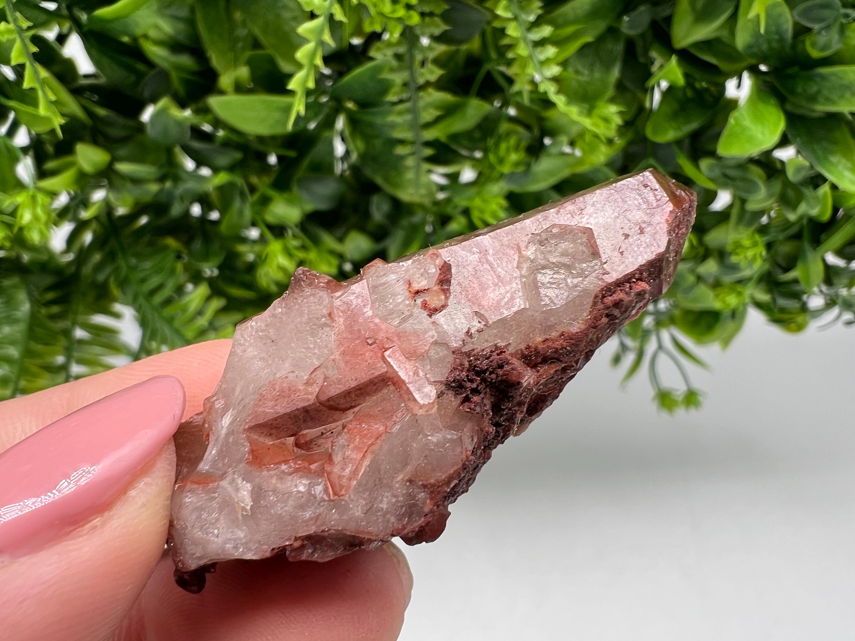 Stunning Red,Hematite Quartz,phantoms Red Quartz from Morocco,natural mineral specimen,collection crystal,collected Quartz,rare red Quartz