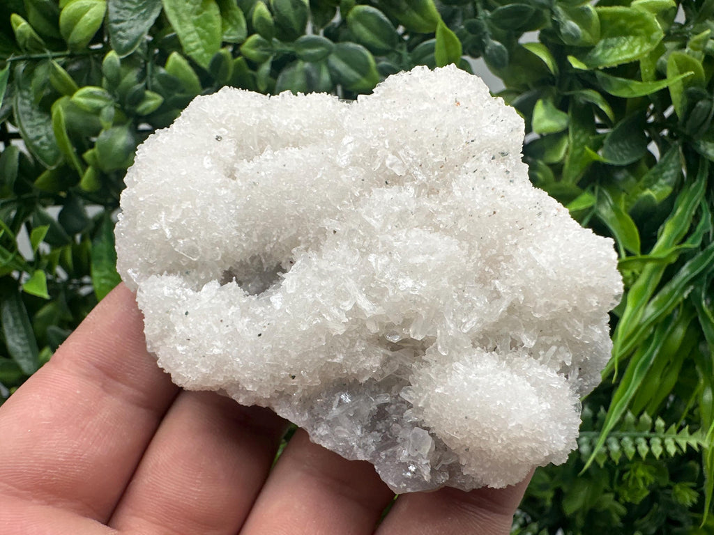 Apophyllite Stilbite on Chalcedony, India Mineral Specimen