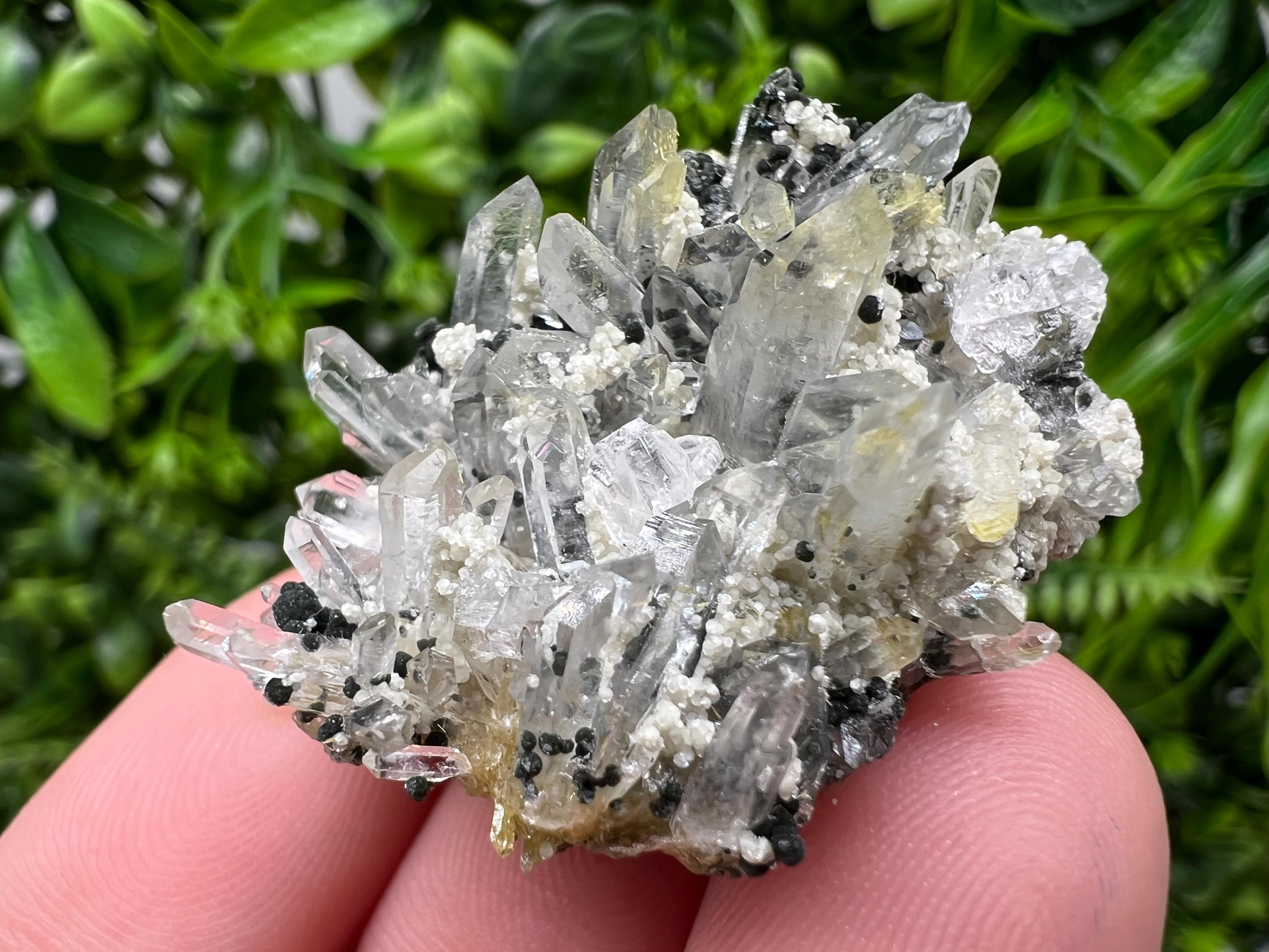 Chlorite Epidote Quartz Mineral Specimen, Bulgaria