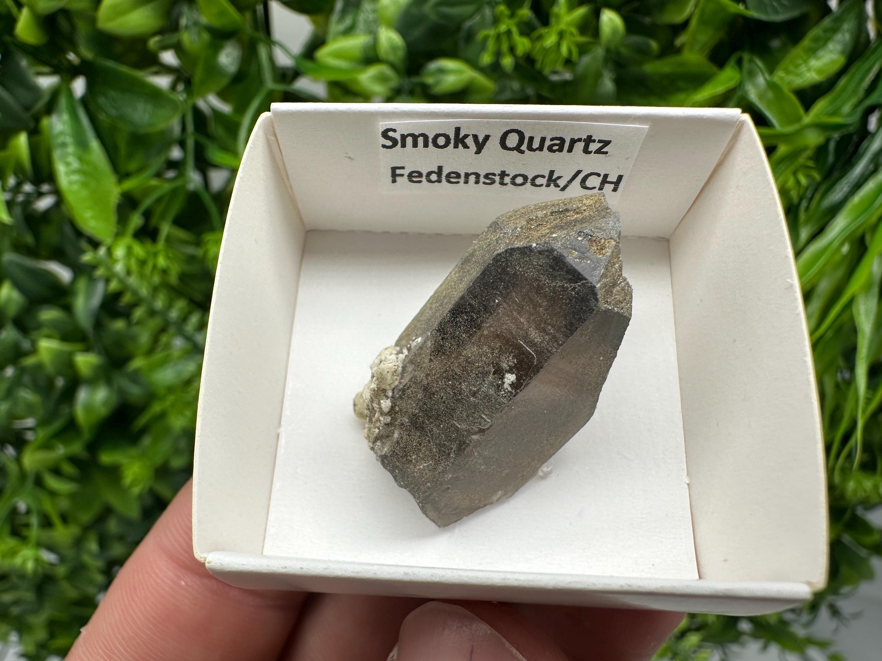 Rare Smoky Quartz Point from Fedenstock Switzerland (35mm)