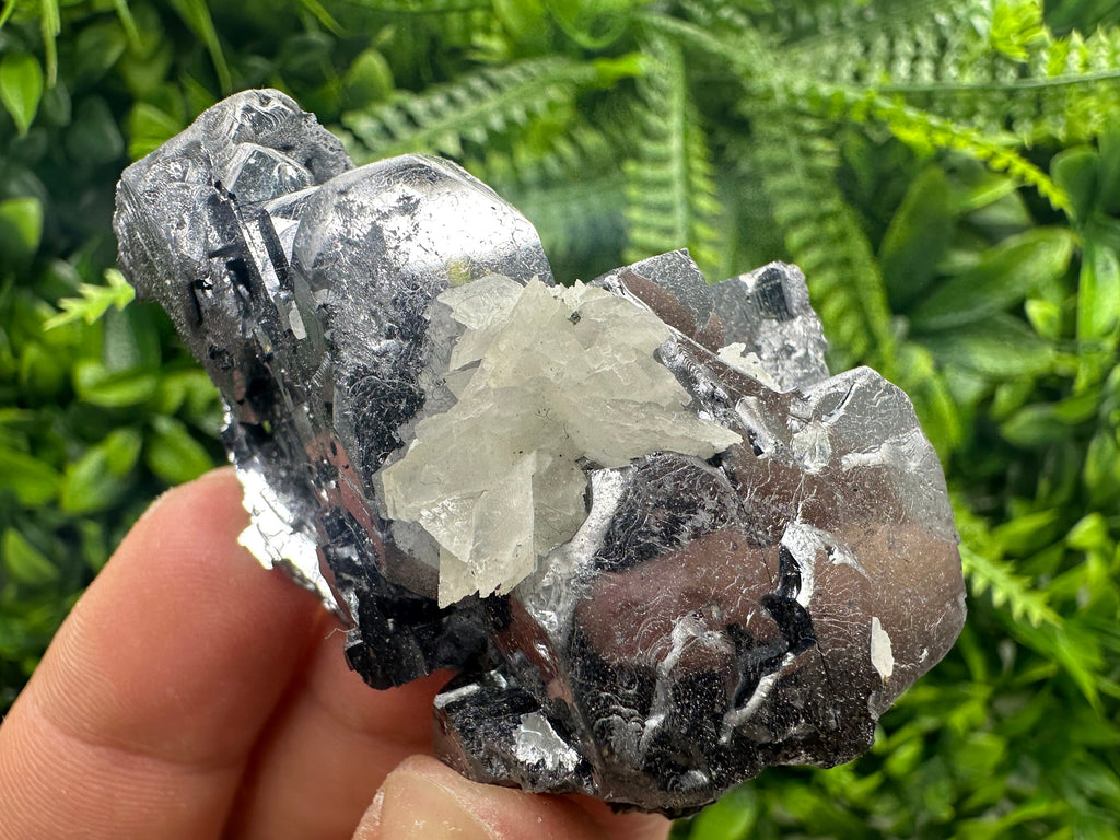 Galena on Sphalerite & Quartz, Bulgaria Mineral Specimen