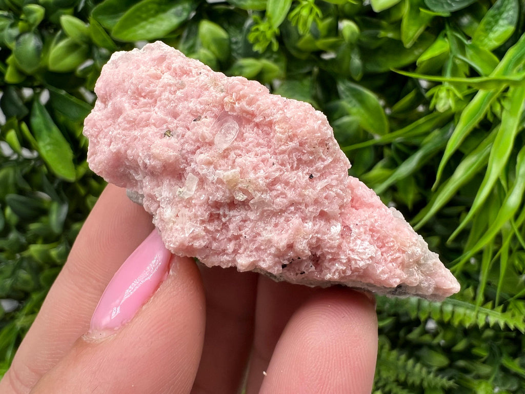 Pink Rhodochrosite Crystal: Starnica Mine, Bulgaria, Home Decor Stone