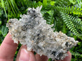 Pyrite Sphalerite on Quartz, Borieva Mine, Bulgaria (8/6/3 cm)