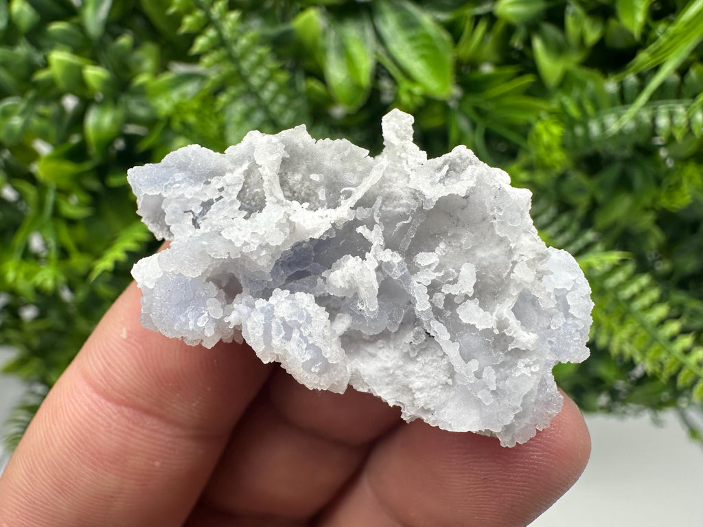 Rare Light Blue Chalcedony Specimen, Bulgarian Mineral Stone Decor
