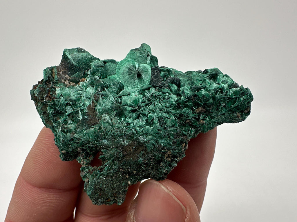 Green Polished Malachite Crystal, Congo Minerals Specimen (6/5cm)