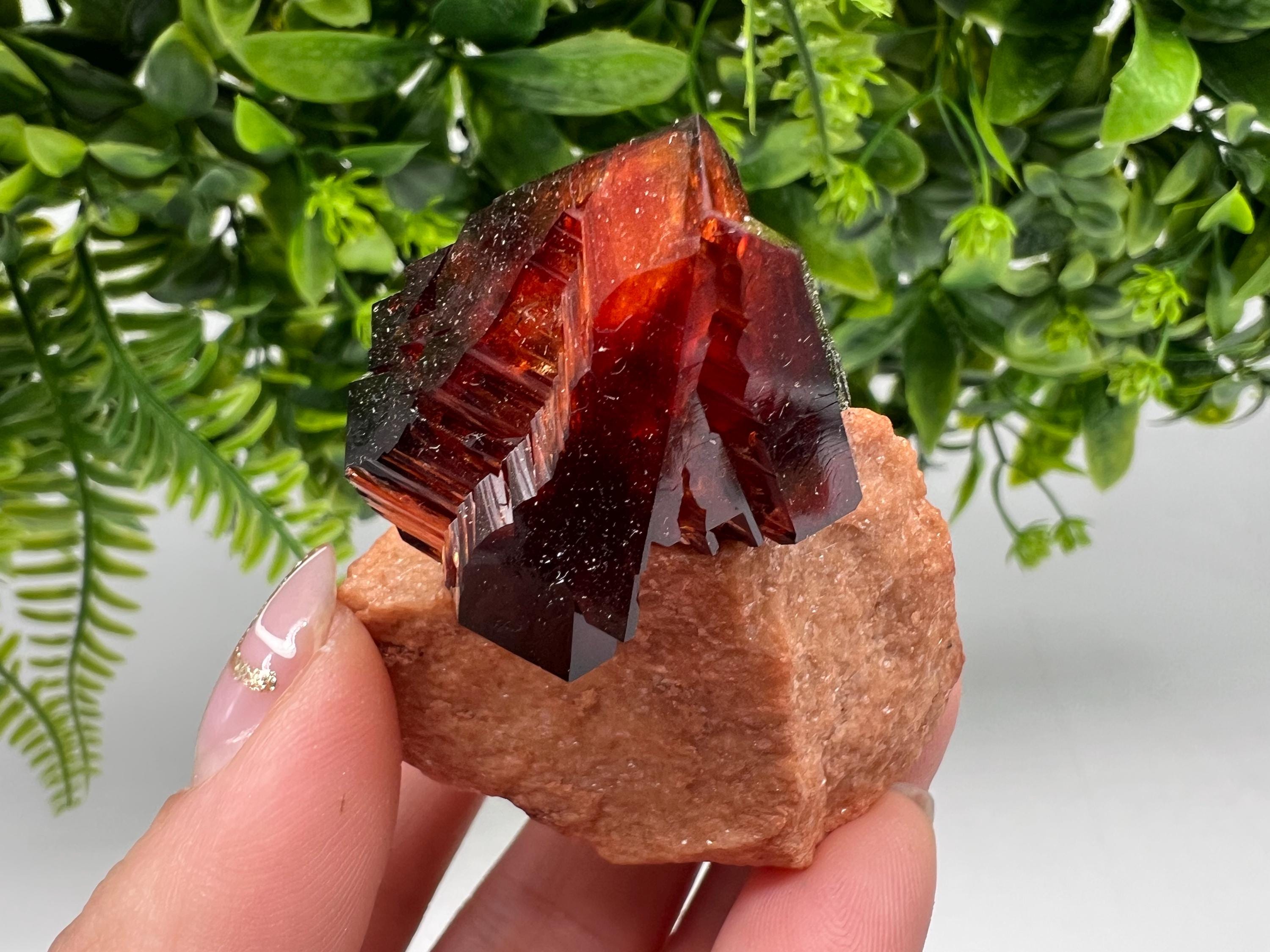 Orange-Brown Arcanite Mineral Specimen, Santa Ana Tin Mine
