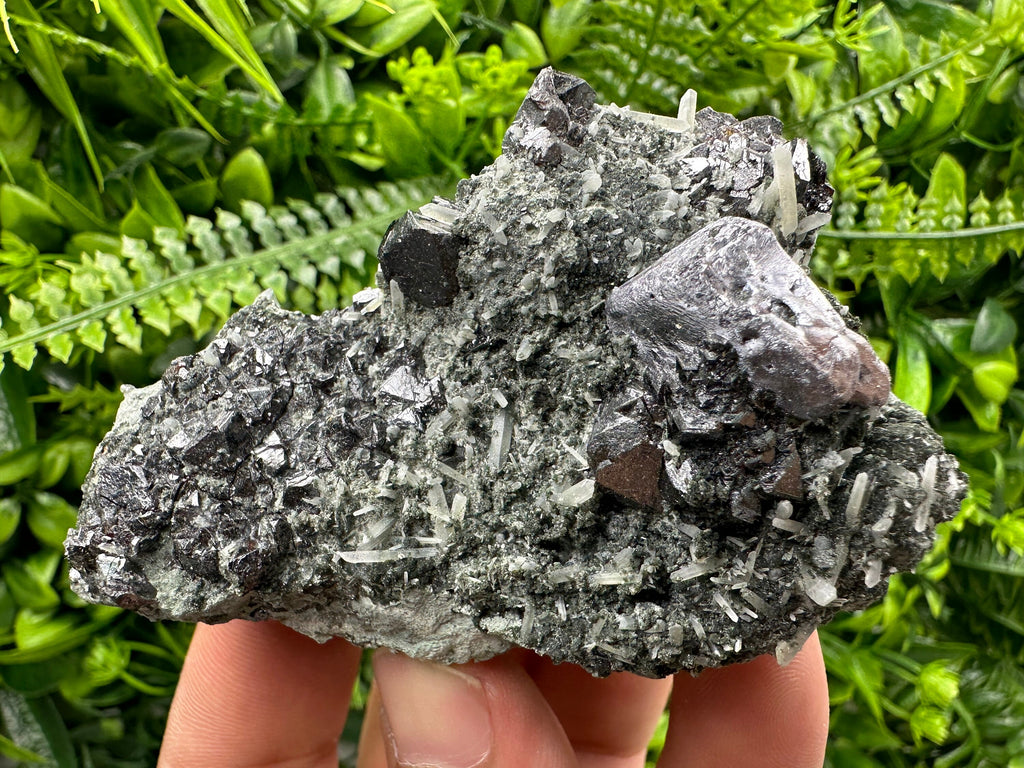 Galena Sphalerite Quartz Mineral Specimen, Borieva Mine Bulgaria