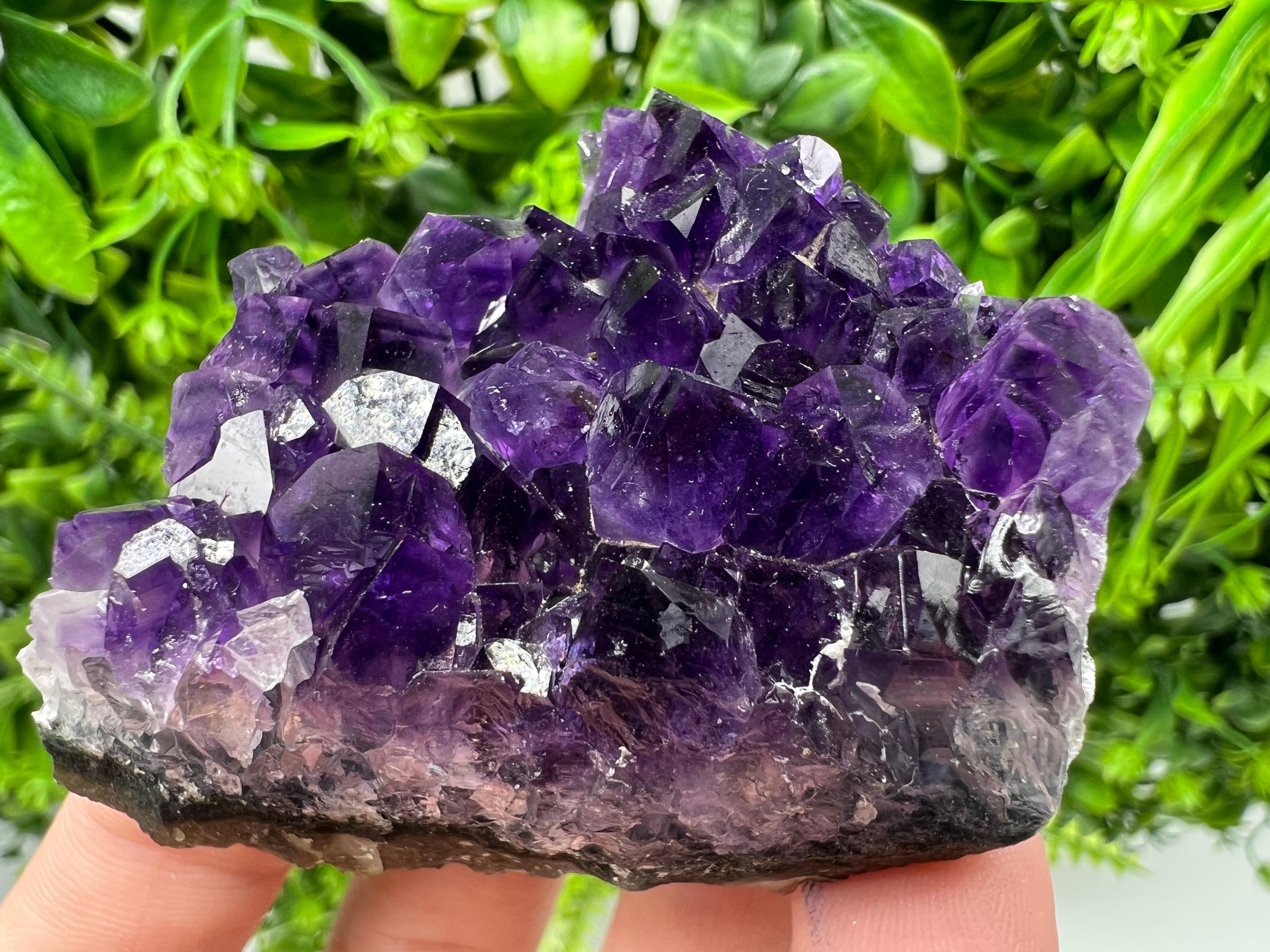 Purple Amethyst Crystal from Uruguay: Natural Energy Stone
