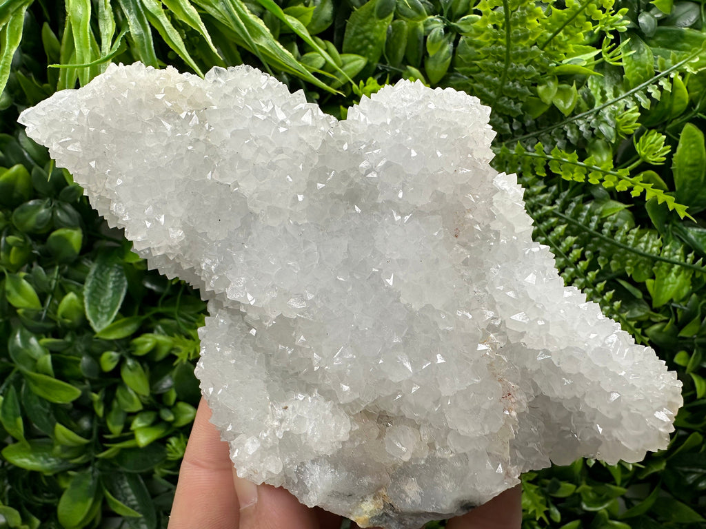 Chlorite Quartz Cluster, Chalcedony Mineral Specimen