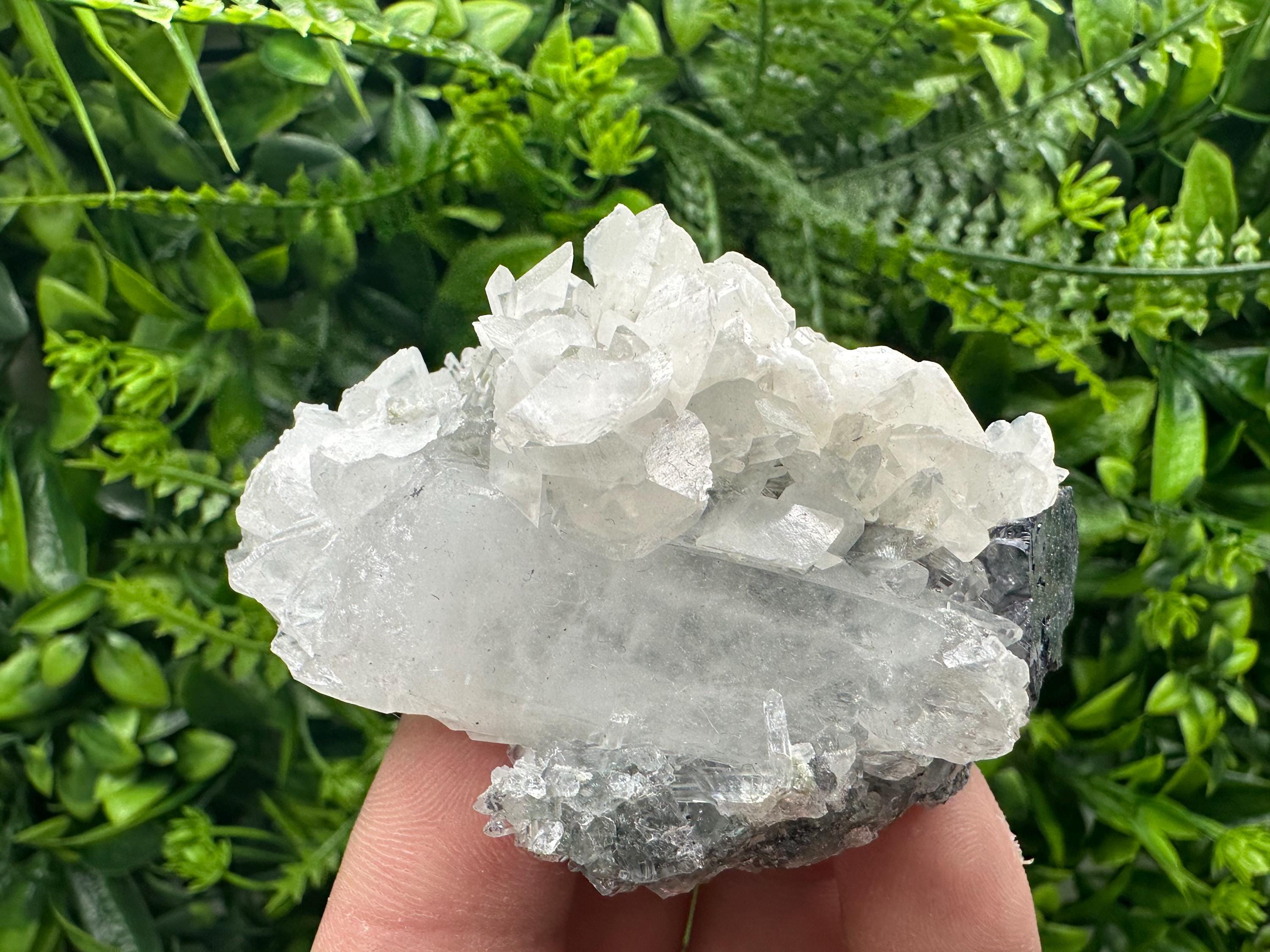 Quartz Galena Calcite Specimen: Borieva Mine, Bulgaria