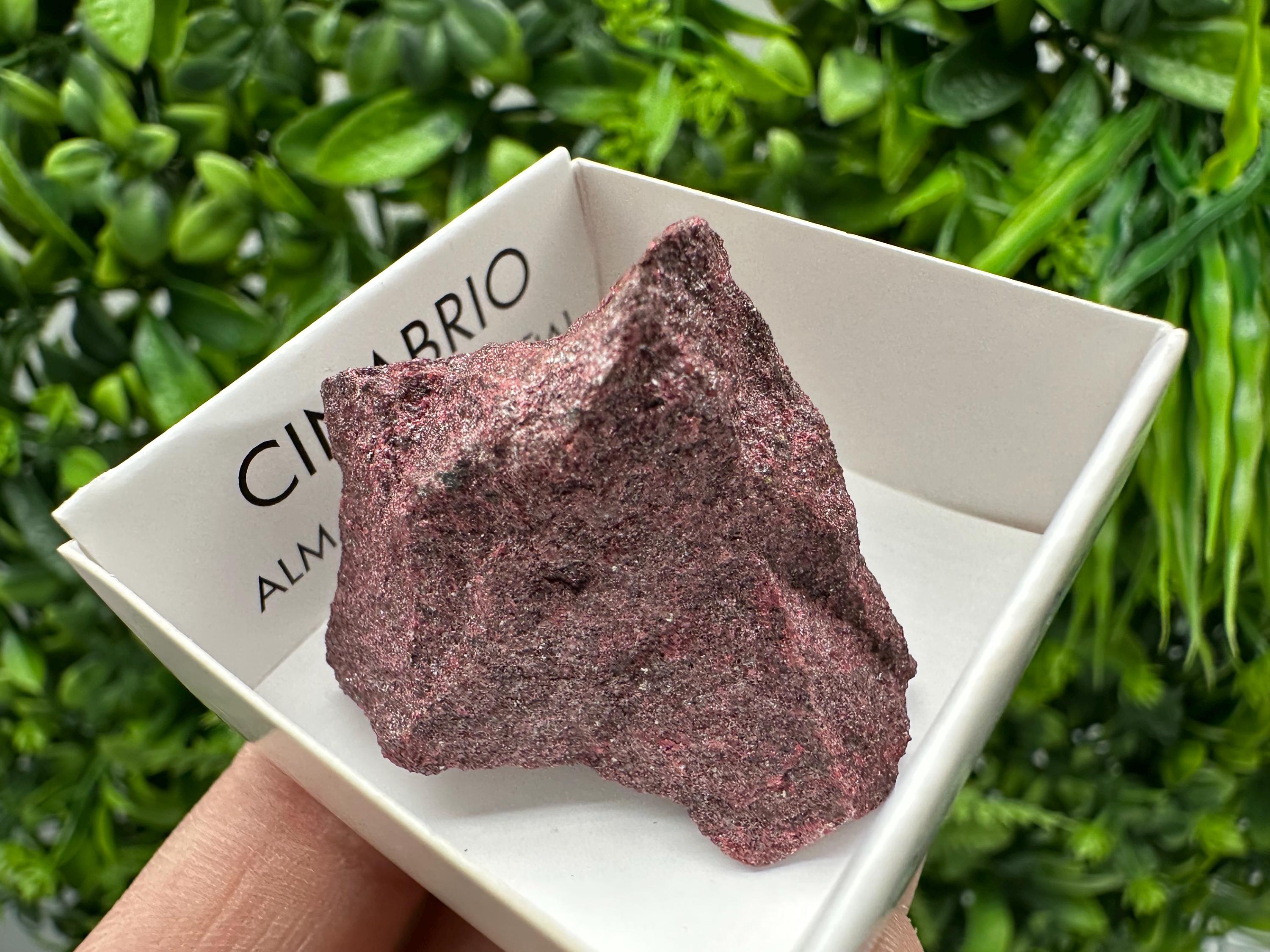 Red Cinnabar Crystal Specimen: Almaden Mines, Spain - Chakra Healing Stone