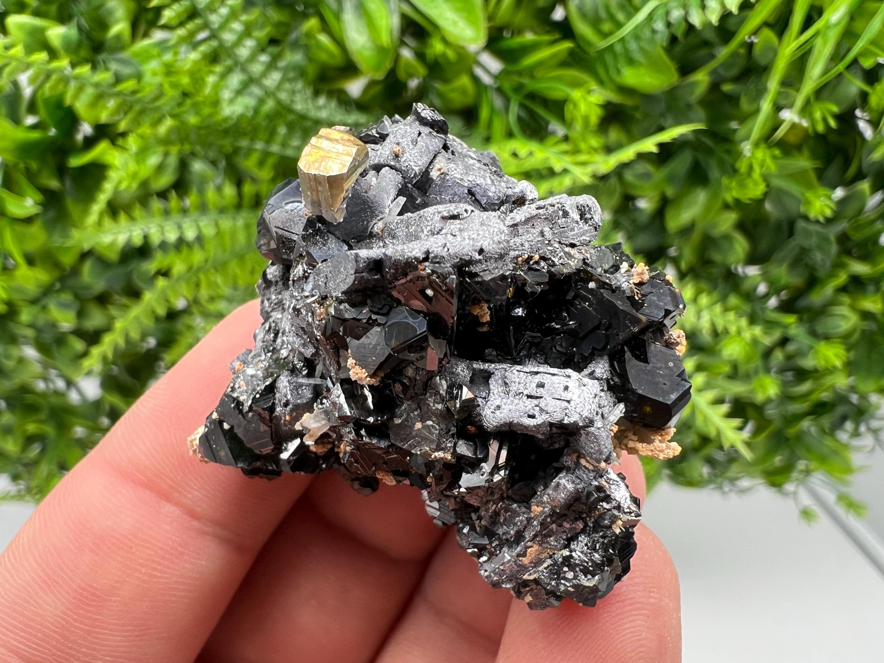 Skeletal Galena, Pyrite, Quartz Mineral Specimen, Madan Bulgaria
