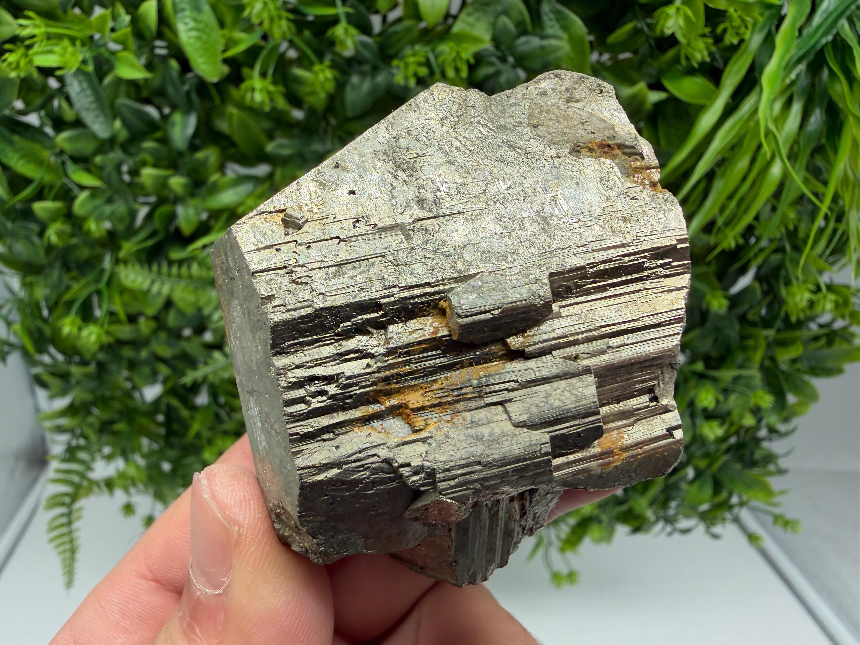 Rainbow Pyrite Hematite Cluster, Borieva Mine, Bulgaria