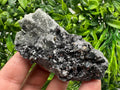 Sphalerite on Green Quartz, Madan Bulgaria Mineral Specimen