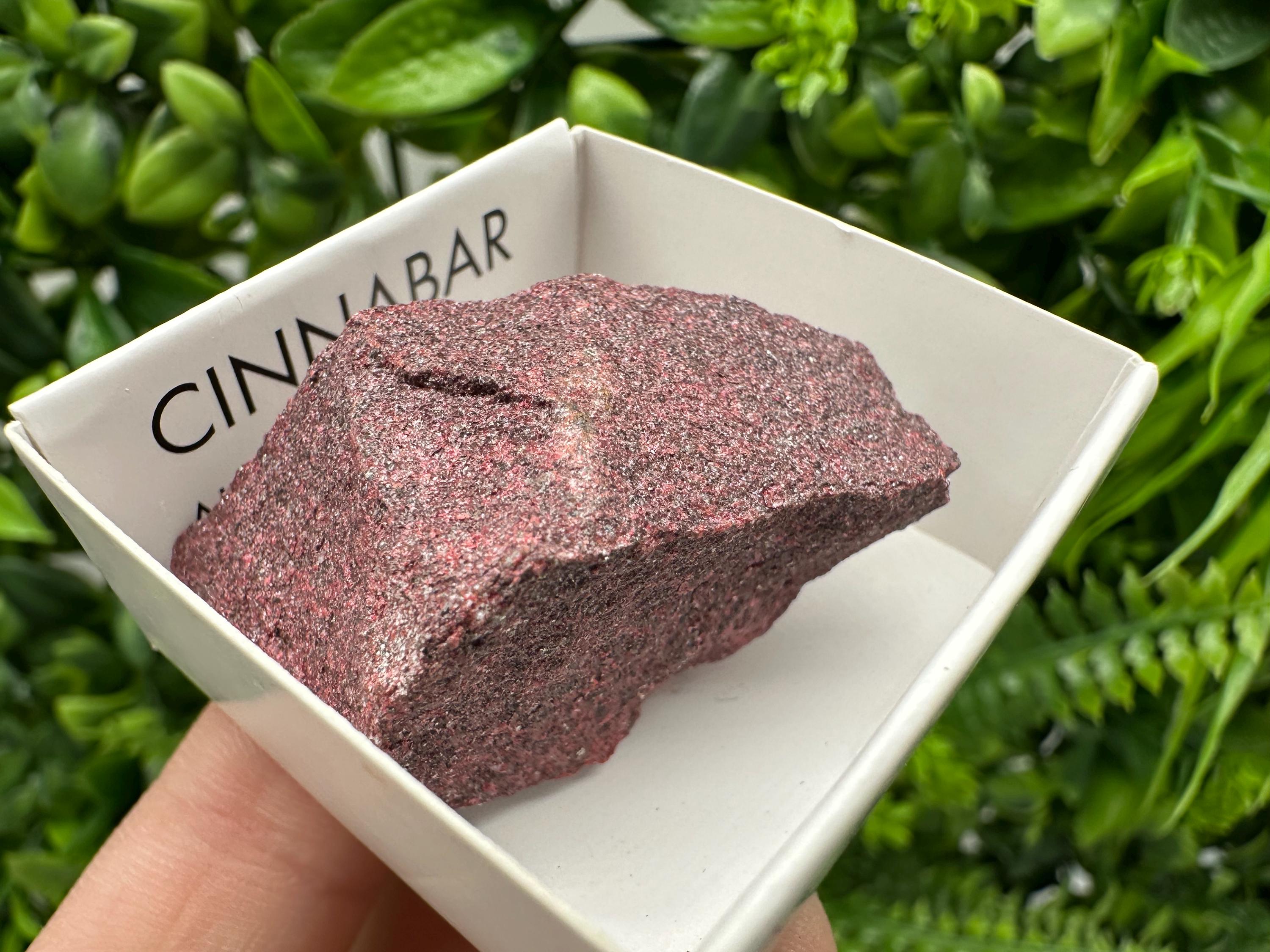 Red Cinnabar Crystal Specimen: Almaden Mines, Spain - Chakra Stone (4.5/2.5 cm)