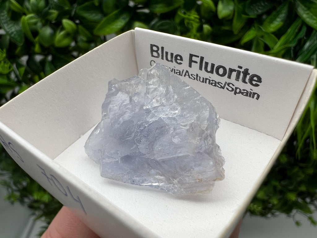 Blue Fluorite Mineral Specimen: Spanish Crystal Collection (3/3 cm